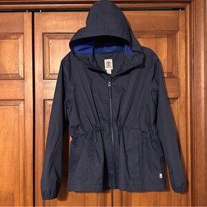 Timberland navy blue zip up hoodie HyVent waterproof raincoat - XL